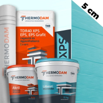 Thermodam lábazati hőszigetelő rendszer 5 cm