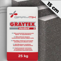 15 cm Graymix grafitos hőszigetelő alaprendszer