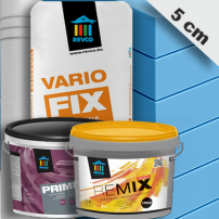 Lábazati hőszigetelő rendszer 5 cm